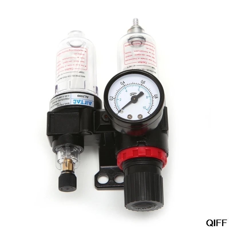 Drop Ship&Wholesale G1/4'' In line Air Compressor Filter Regulator Gauge Trap Oil Water 1.0MPa Aug. 8