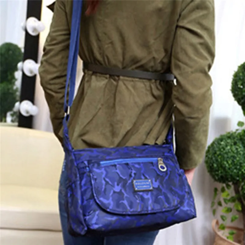 2022 Fashion Women Shoulder Messenger Bag Nylon Oxford Lightweight Waterproof Zipper Package Large Capacity Travel Crossbody Bag money clip wallet