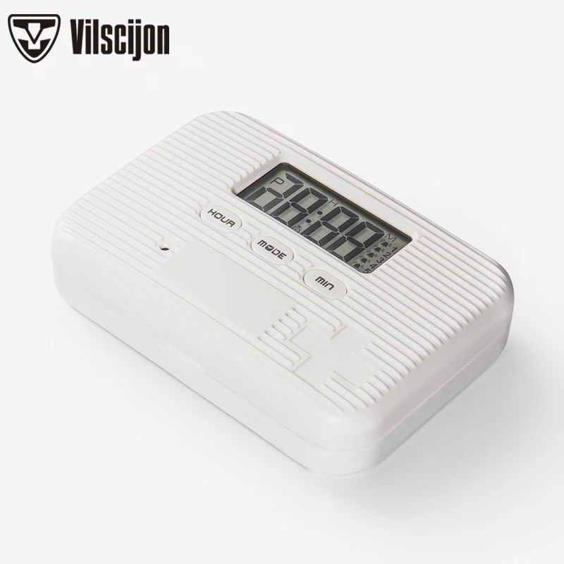 

Dust-proof Separated Pill Organizer Pill Box Case & Splitters Electronic Timer Alarm Clock Reminder Medicine Storage Dispenser