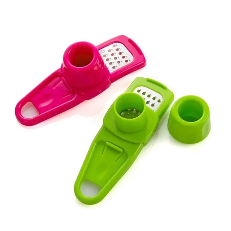 

1PC MultiFunctional colorful Ginger Garlic Crusher Grater Planer shreds Cutter Cooking Tool Utensils Mini Kitchen Accessories