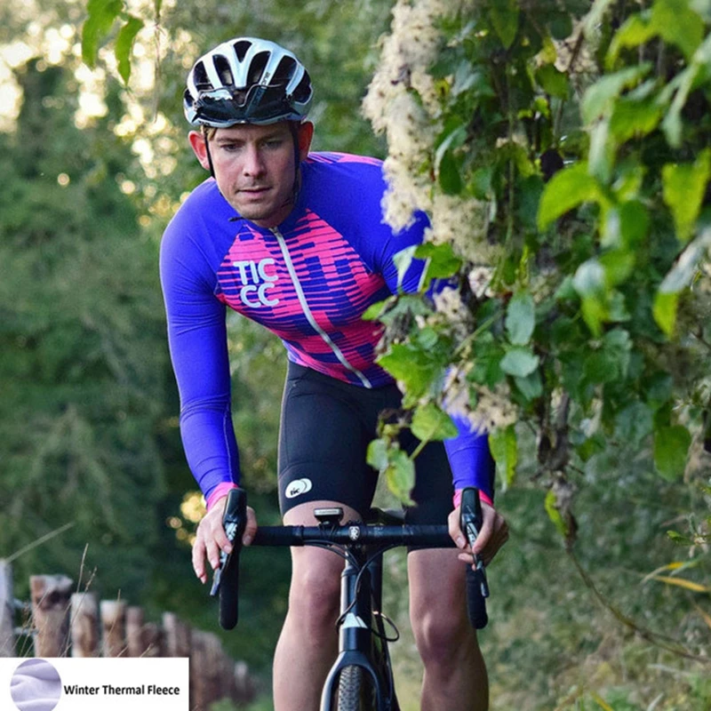 Мужская велосипедная ticcc командная одежда зимняя кашемировая теплая наружная Толстовка maillot ciclismo - Цвет: Winter cashmere