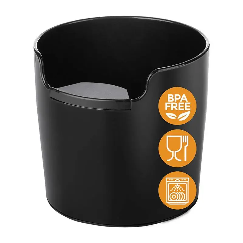 Caja de café con mango, contenedor de residuos de café molido, Espresso, amortiguador