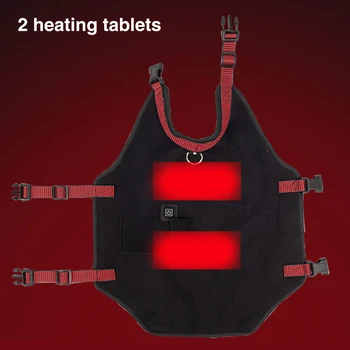

Pet Heating Vest USB Charging Cold Weather Temperature Adjustment Washable Soft Electric Comfortable Winter Warm Dogs 3 Level