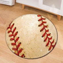 3d коврик для ног с Бейсбольным принтом, внутренний резиновый водопоглощающий нескользящий дверной коврик, украшение гостиной и спальни для дома, прихожей