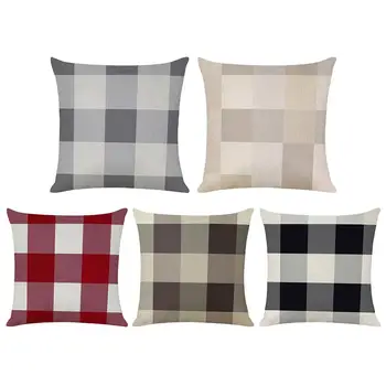 

Double Sided Print Pillowcase Cotton Sofa Bed Cushion Cover Throw Car Office Decorbox Strong Sense Of Art Home Decor