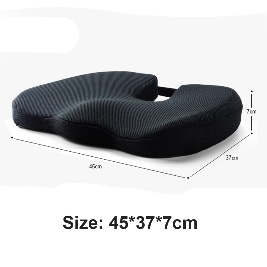 Adjustable Memory Foam Car Seat Cushion Cover Comfortable Pad Adult Car Seat  Height Booster Cushions for Office Automobile Black - Price history &  Review, AliExpress Seller - YS Car Accessories Store