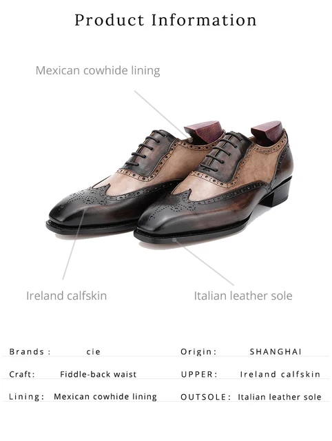 Black Leather Saddle Shoes - Fiddle-waist Soles - VLAD by Civardi