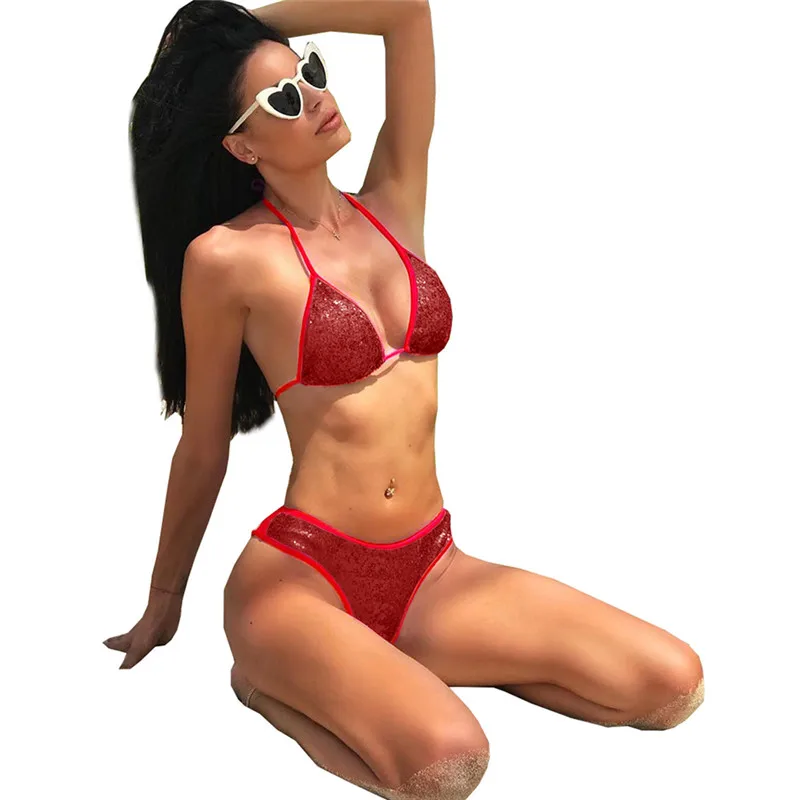 

NEW Women Bikini 2020 Bandage Push-up Padded Bra Bikini Set Two Piece Swimwear Swimsuit Bathing Suit Swim Suit Women Swimwear