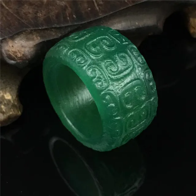 Зеленый нефрит кольца желтый Агат ручной резной нефрит кольцо для мужчин и женщин Рубин нефрит бренд ювелирные изделия кольцо добавить сертификат