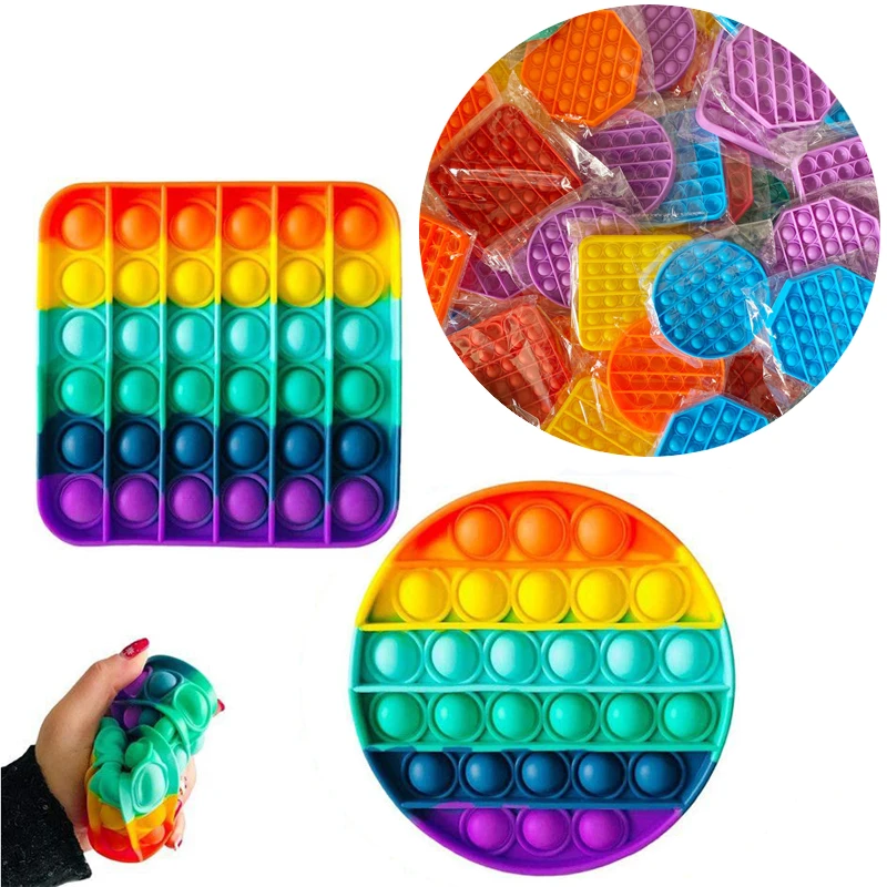 Fitget Toys Pop It Game For Adult Kid Push Bubble Fidget Sensory Toy Autism Special Needs Stress Reliever Popoit Figet Speelgoed|Squeeze Toys| - AliExpress