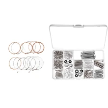 

12Pcs Guitar Strings Replacement 12 Strings Electric Guitar Strings Set With Electric Guitar Screw Kit (9 Types)