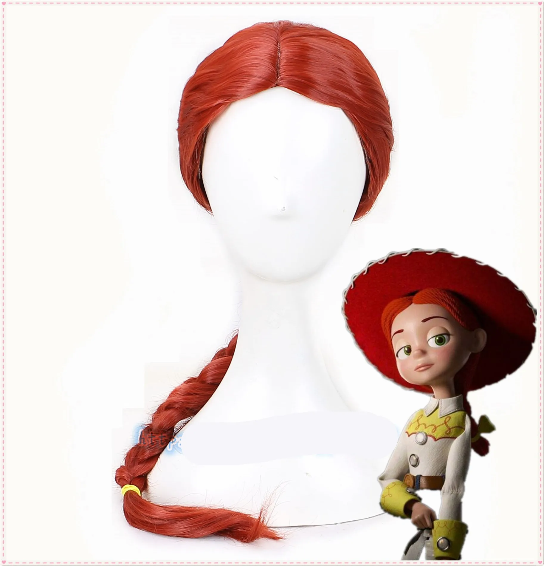 HalloweenMovieToysWomenJessiecosplaywigcowgirlredhairwithhat