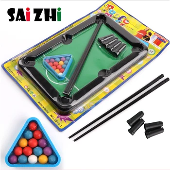 

Saizhi Board Games for Children Mini Billiards Snooker Toy Set Home Party Game Kids Parent Child Interaction Game Education Toys