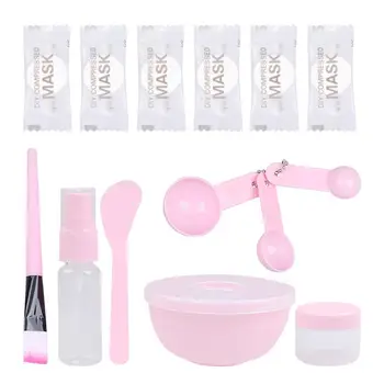 

50pcs Silk Non-woven fabric Compression Mask Disposable Facial Mask Facial Care Tools For Travel Home With 9pcs Makeup Tools
