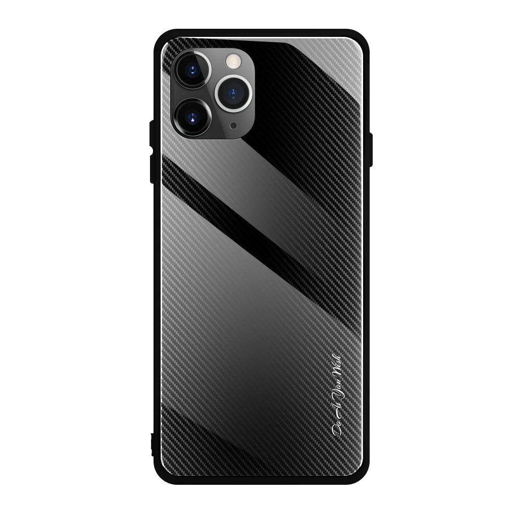 WL-5 Для iPhone 11 Pro MAX X XS XR закаленное стекло бизнес крутой цветной чехол для iPhone 7 8 Plus 6 6s цветные Чехлы Coque - Цвет: WL-5