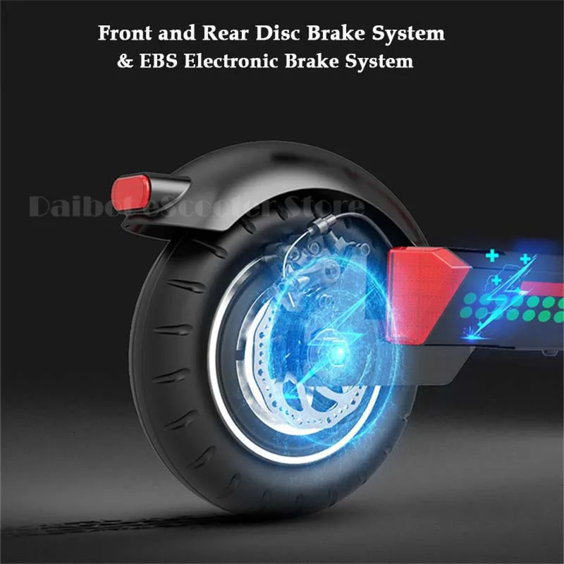 Daibot Portable Electric Scooter Two Wheels Electric Scooters Brushless Motor 500W 36V Adult Child Kick Scooter With Two Seat  (14)