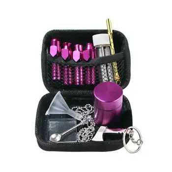 

Metal Snuff Bottle Set Smoking Set Storage Kit 11 Piece Set Portable Snuff