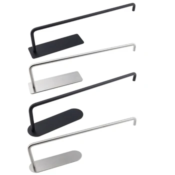 

Bathroom Stainless Steel Tissue Holder Shelf Bar Wall Mounted Roll Paper Towel Rack