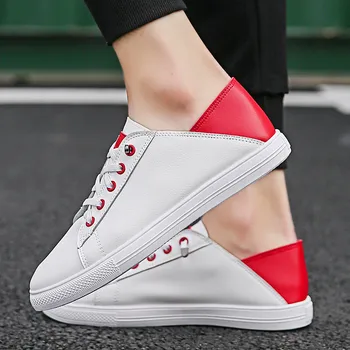 

2020 Men's Casual Shoes Summer breathable lace-up rubber flat shoes outdoor sports leisure trend board shoes Zapatos De Hombre