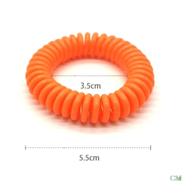 5Db Anti -Szúnyog Rovarriasztó Karkötő Vízálló Spirálcsukló Sávok - Image 6
