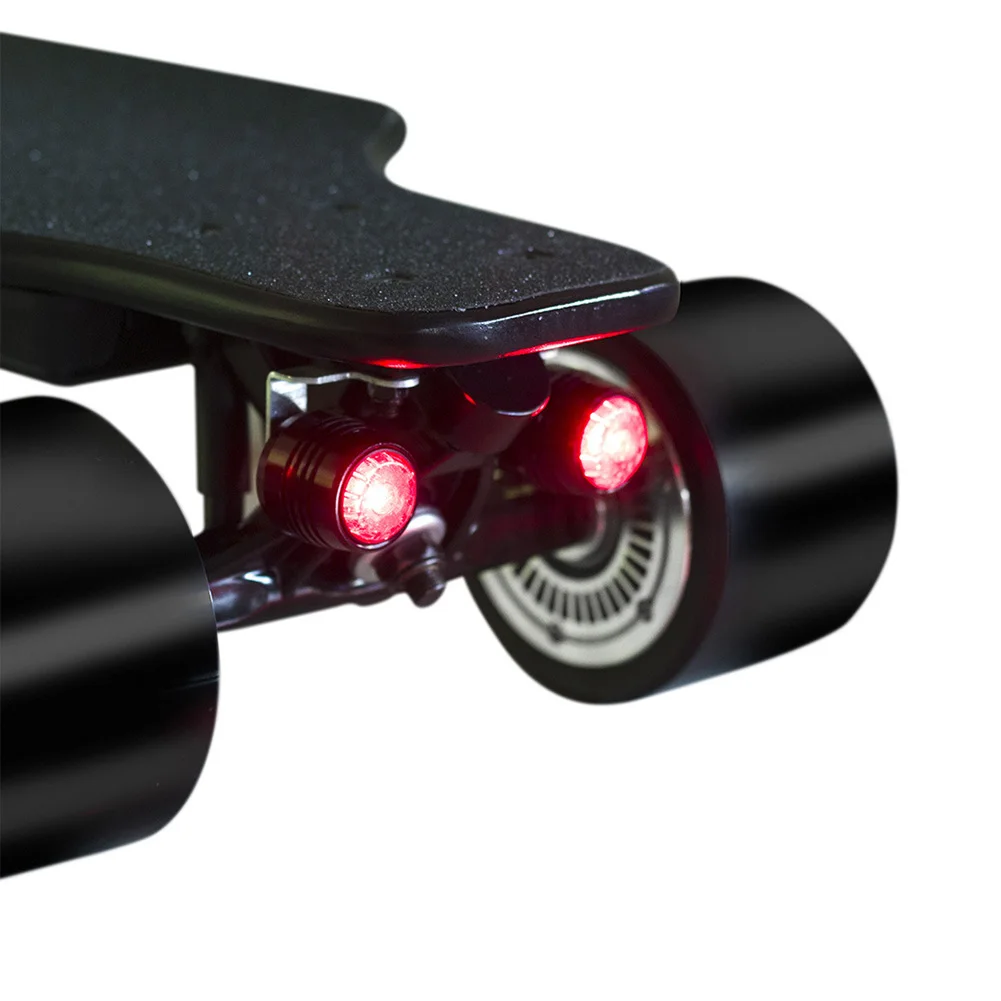 Велоспорт Longboard аксессуары Предупреждение велосипеды Профессиональный ночной скейтборд светодиодный свет практическая безопасная лампа для 4 колес скутеров