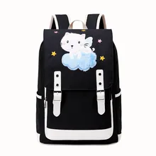 

Cat Girl Backpack Primary School Bags Cartoon Pattern School Backpacks For Kid Children Bag Waterproof backpack For Girls