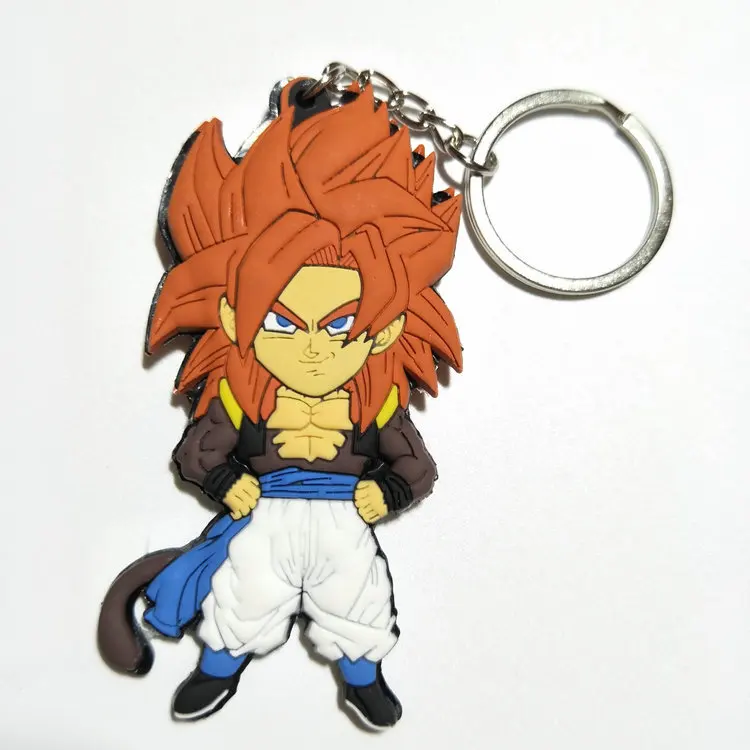see chart1 1 шт. 6 ro 8 см мультфильм Dragon Ball аниме-брелок для ключей ПВХ Рисунок брелок крутые игрушки брелок для ключей Рождественский подарок новинка - Цвет: see chart1