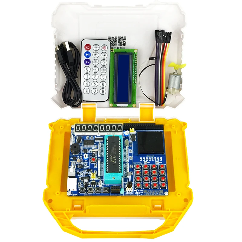 51 Разработка микроконтроллеров доска для учебы stc89c52c51 DIY kit dot matrix MCU Экспериментальная доска