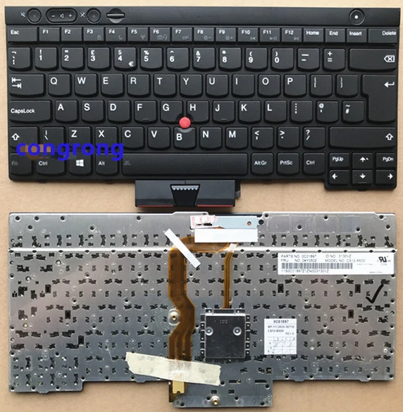 

Laptop Keyboard For Thinkpad T430 T430s L430 L530 T530 W530 X230 04X1205 04X1281 04X1319 04y0494 04W3178