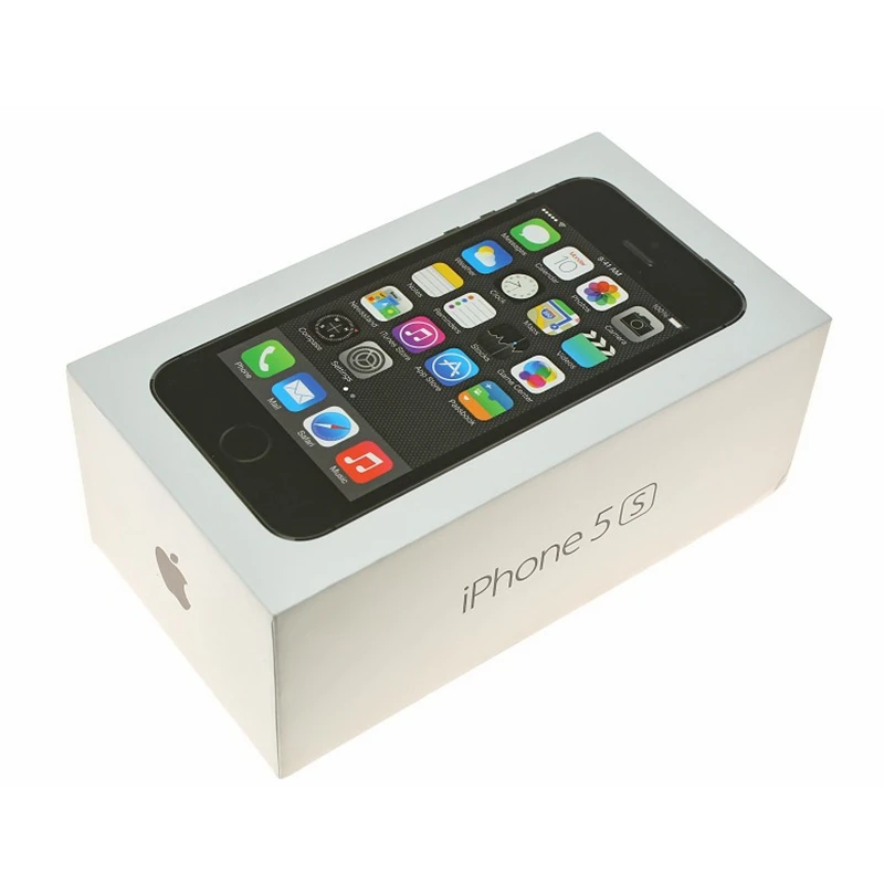 Завод разблокированный Apple iPhone 5S 16 ГБ 32 ГБ 64 Гб ПЗУ 8MP iOS 4," ips wifi gps SIRI Touch ID отпечаток пальца 4G LTE мобильный телефон