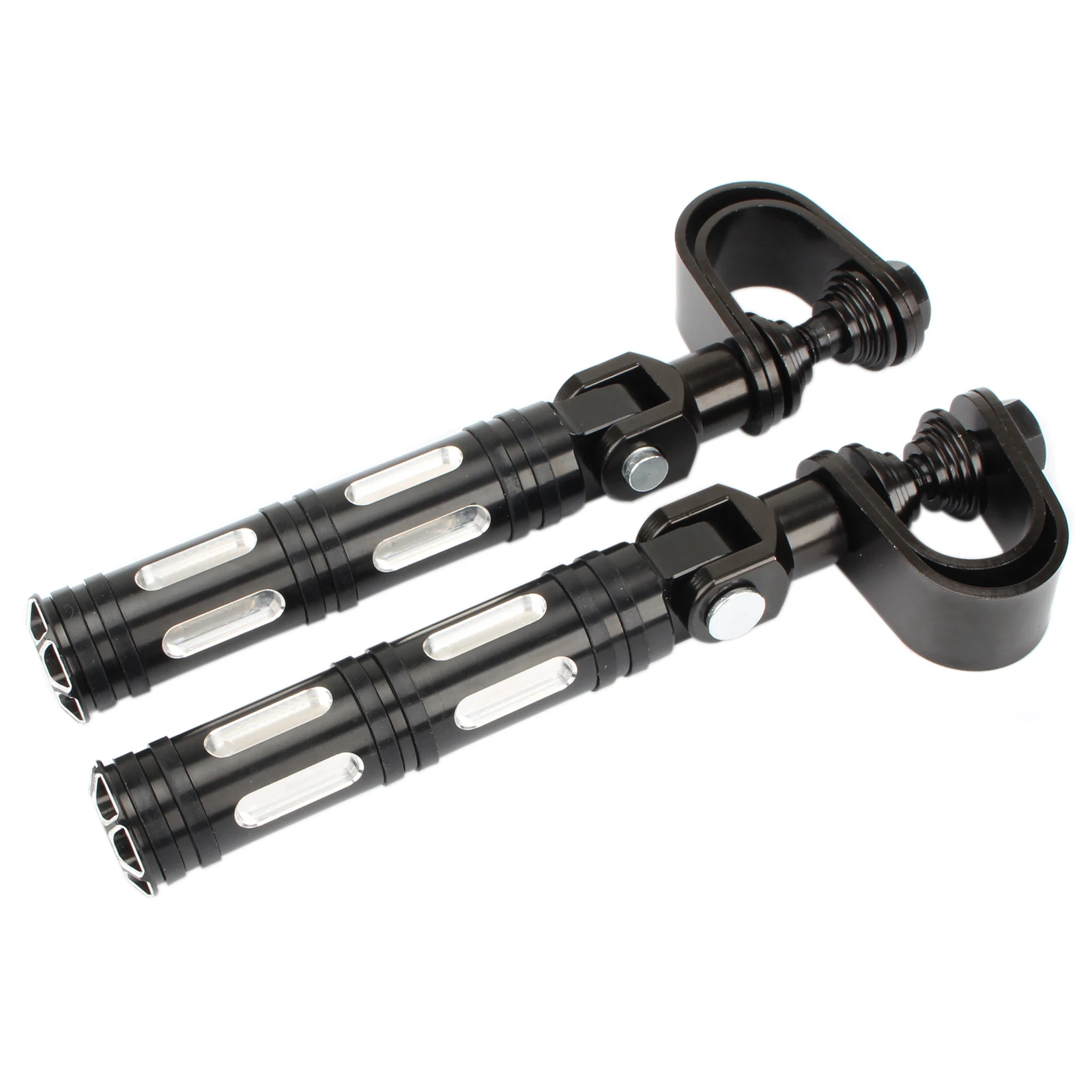 

Motorcycle CNC Handle Bar Grips Footrest Foot Pegs Engine Guard Foot Peg Clamp Highway Bar Case For Harley Honda Yamaha Suzuki