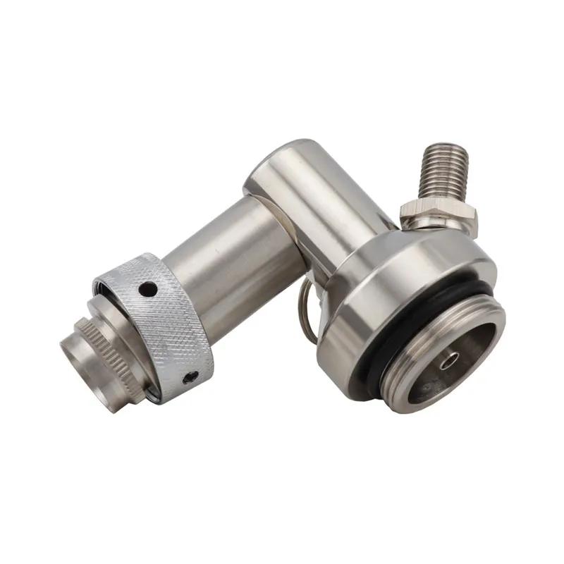 Stainless Steel Beer Growler Dispenser Tap Spear and Co2 Gas Regulator 0-30 PSI for Home brew bar Set (2)