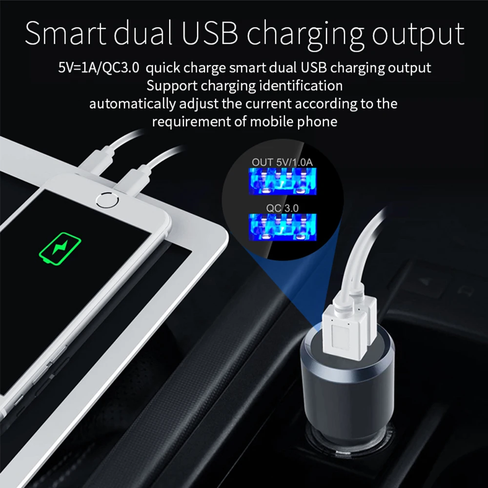 DAB002 2,4 дюймовые автомобильные MP3-плееры с Bluetooth портативные свободные руки DAB цифровые радио fm-передатчик QC3.0 адаптеры для быстрой зарядки