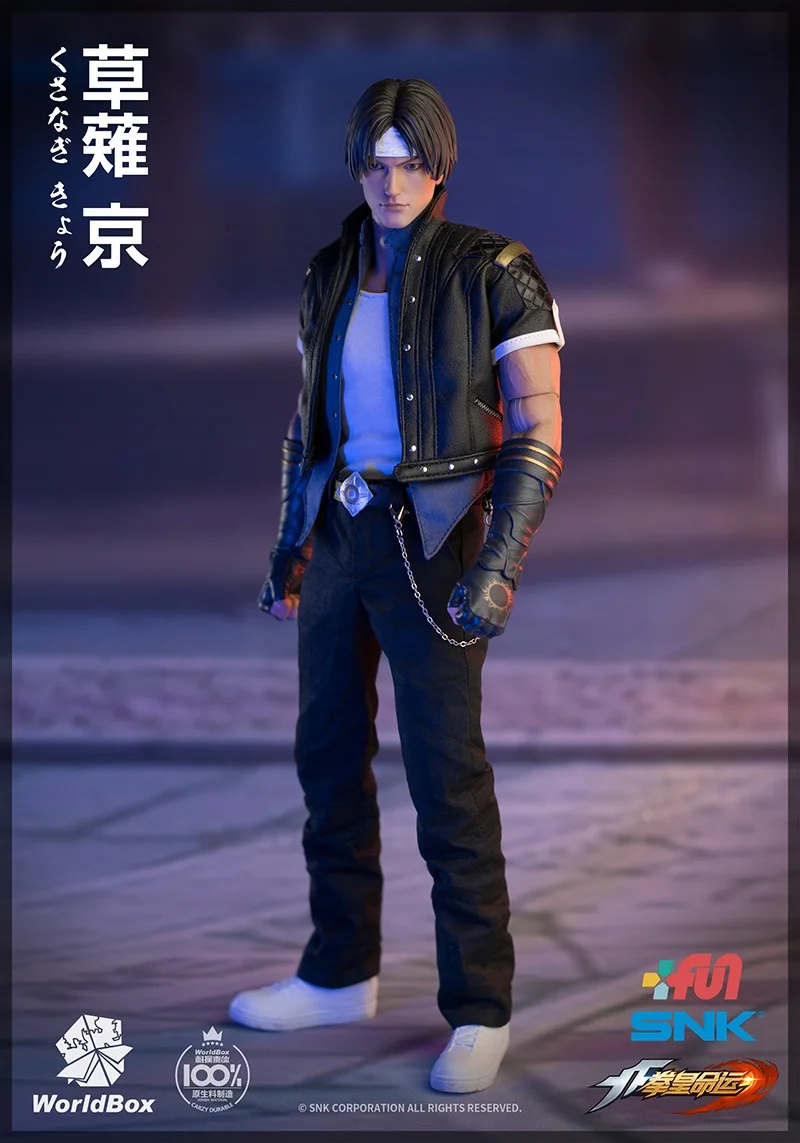 WorldBox 1/6 фигурку KF007-обувь для костюмированных вечеринок в стиле King Of Fighters-1/6th весы Kyo Кусанаги двойной головкой фигурка коллекционная
