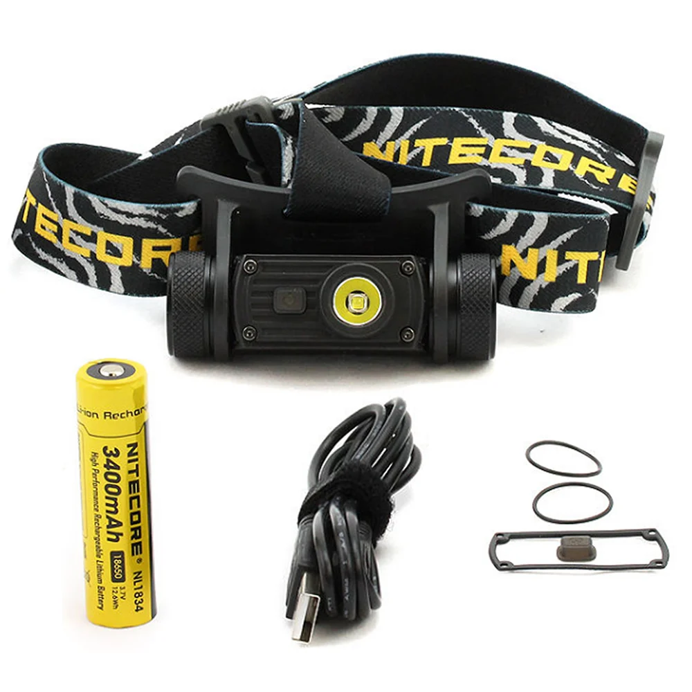 Оптовая продажа Nitecore HC60 USB Перезаряжаемый налобный фонарь CREE XM L2 U2 1000 люмен