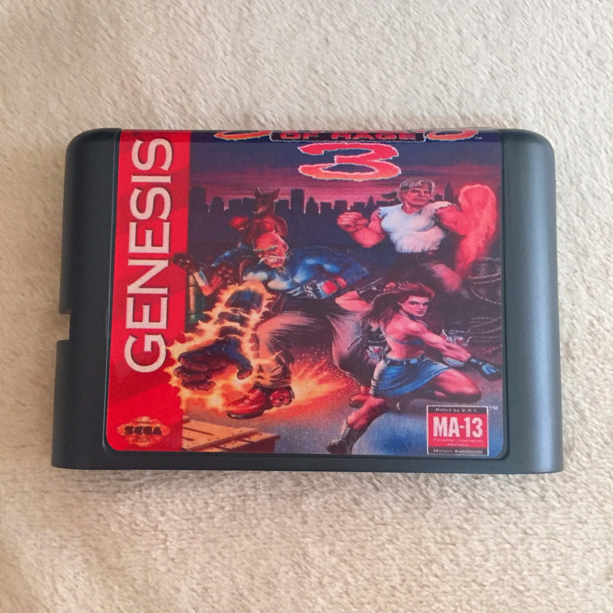 

Streets Of Rage 3 16 bit MD Game Card For Sega Mega Drive For Genesis