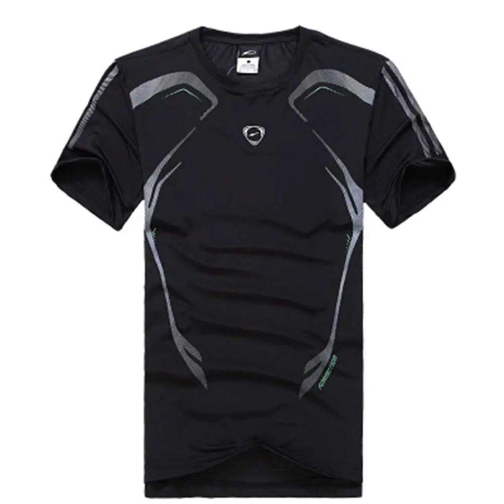 

Men Sport Running T-Shirt Fitness Muscle Breathe Quick Dry Stretch Top Tee Shirt