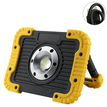 

10 W USB Flood Lamp Mobile Power COB Rechargeable Work Light Waterproof Emergency UV Power Bank