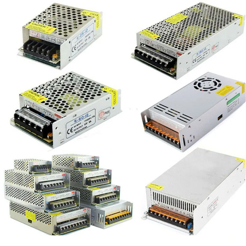 Светодиодный трансформатор импульсный источник питания 110 В 220 перем. Тока 5 12 24 48