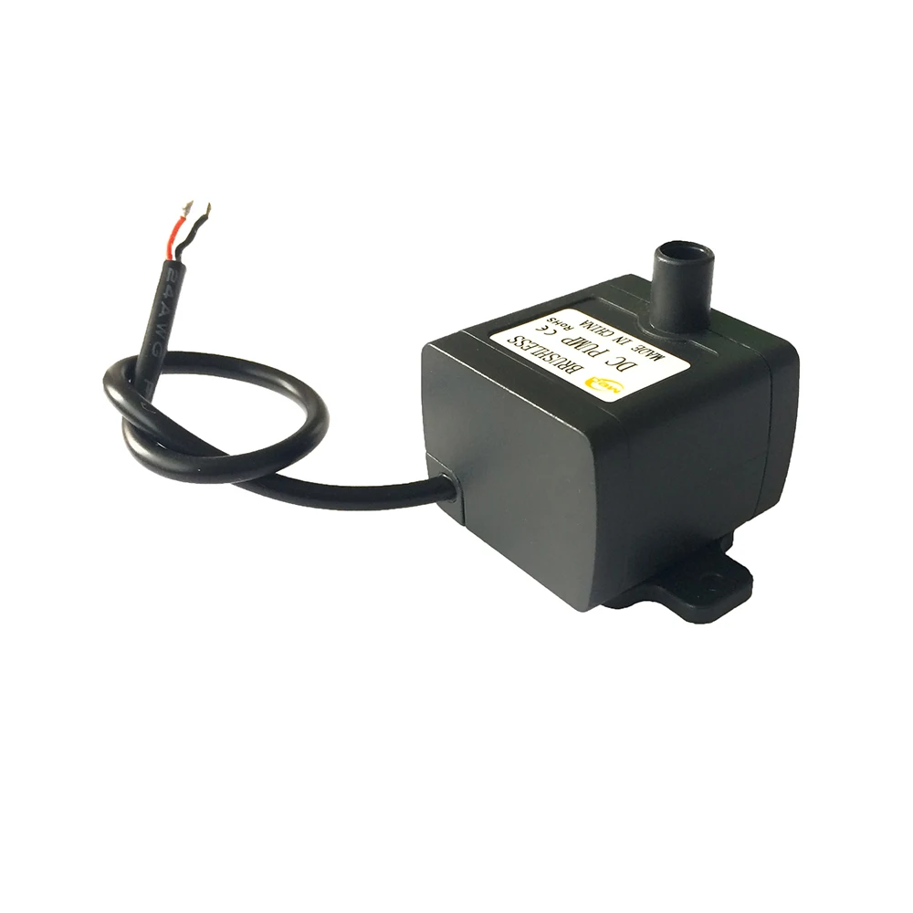 12V 4,8 W 260L/ч сверхтихий мини Бесщеточный электрическая водяная помпа колодезной воды фонтан аквариумный циркулирующий фильтр