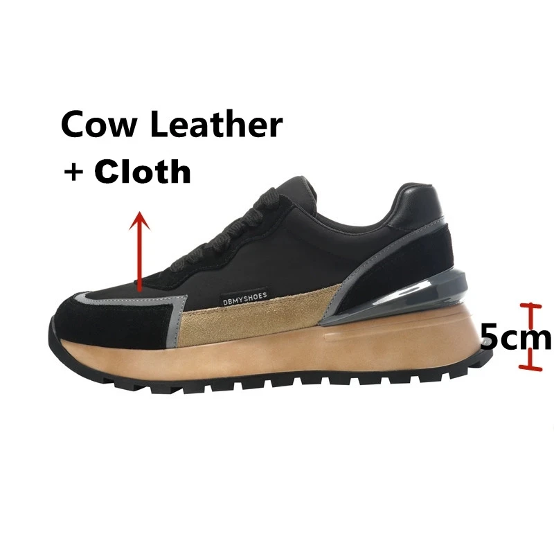 FEDONAS Ins 2021 Luminous Women Sneakers Mixed Colors Platform Casual Shoes Genuine Leather Cross Tied Running Sport Shoes Woman