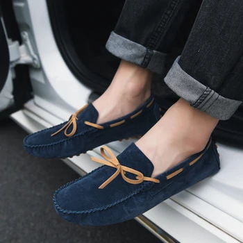

Luxury Brand Casual Shoes Mens Anti Slip Fashion Men Sneakers Rubber Loafers Shoes Men Good Quality Slip On Flats Footwear