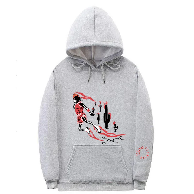 19SS Travis Scotts Hoodies Men Women Jordan X Travis Scotts Hoodie Sweatshirt Cotton Swag Print Cactus Jack Hooded Hoody - Цвет: 2