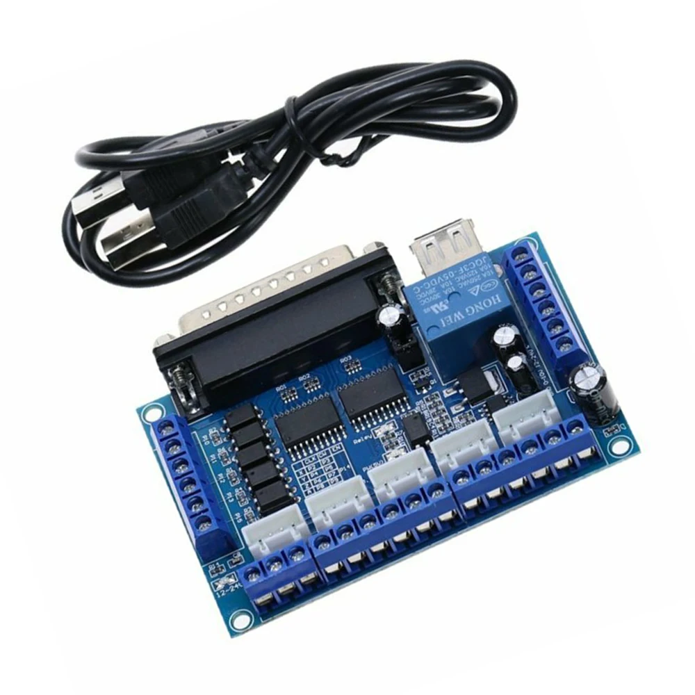

MACH3 5Axis CNC Breakout Board With Optical Coupler For Stepper Motor Driver Cable Home Accessories 3C Digital