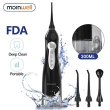 MORNWELL HF-5 ирригатор для полости рта портативная водяная зубная нить USB перезаряжаемая струйная нить зуб выбор 4 струйный наконечник 300 мл 3 модели MORNWELL HF-5 ирригатор для полости рта портативная водяная зубная нить USB перезаряжаемая струйная нить зуб выбор 4 струйный наконечник 300 мл 3 модели