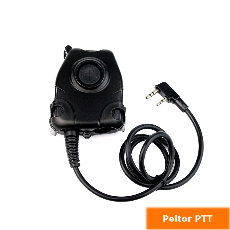 Z Тактический HD01 с U94 PTT Peltor PTT двухстороннее радио гарнитура для BaoFeng UV-5R UV-82 BF-F8HP UV-6R Retevis RT-5R иди и болтай Walkie Talkie - Цвет: Peltor PTT Cable