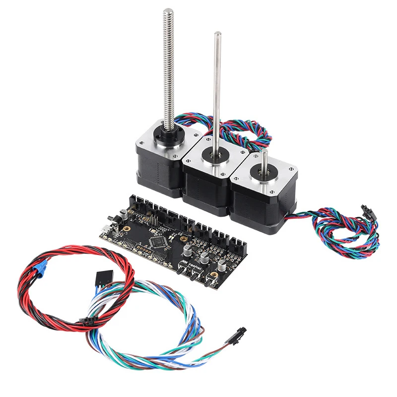Prusa i3 мульти 5 материалов 2,0 плата MMU2 доска Бесшумная TMC2130+ провод сигнала питания+ шаговый свинцовый винт комплект двигателей для 3d принтера