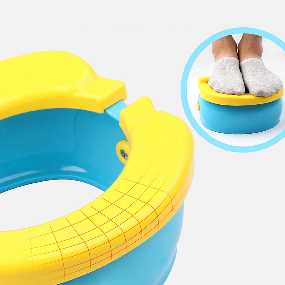 Портативный для малышей камерные горшки Мультфильм Банан складной Туалет Обучение сиденье путешествия горшок кольца для детей