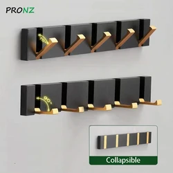 Colgador de toallas plegable para pared, soporte de ropa para pasillo, baño, cocina y dormitorio, 2 formas de instalación