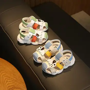 

Baby cartoon sandals summer new boys girls beach shoes kids casual sandals children fashion sport sandals toddlers shoes